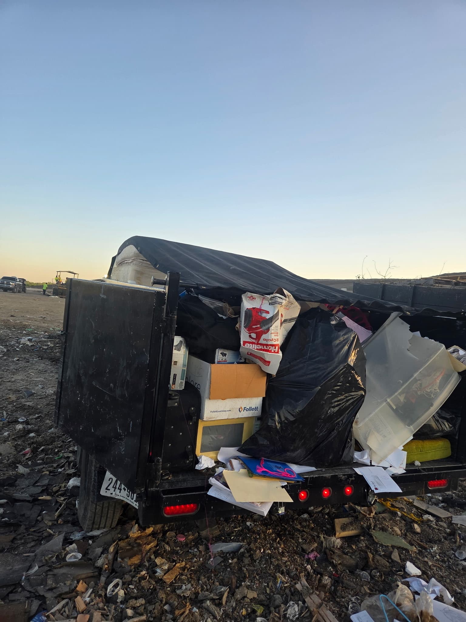 Emptied storage unit after a Royse City cleanout
