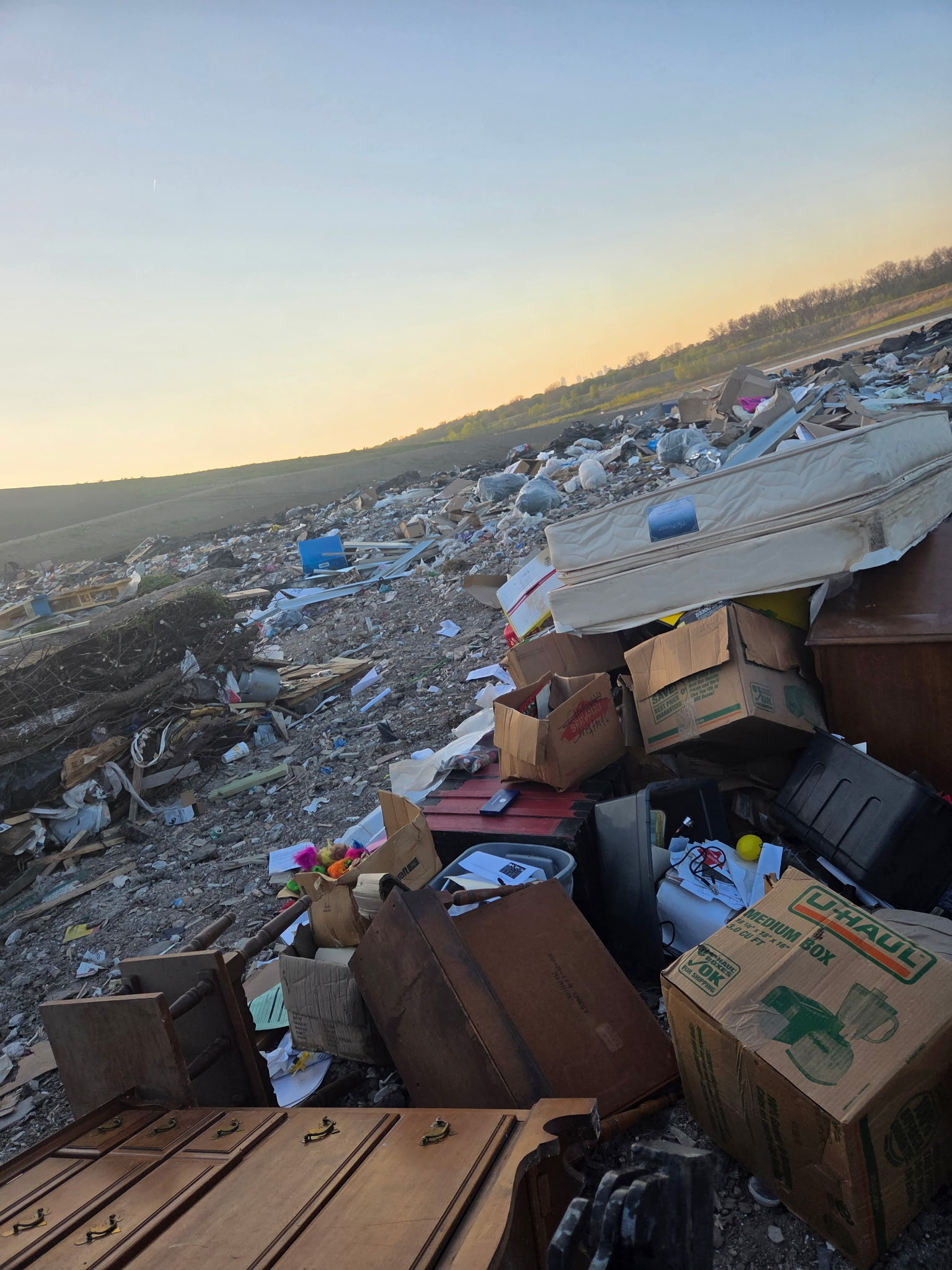 Royse City storage cleanout after completion angle two